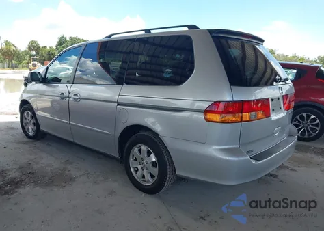 2003 Honda Odyssey Ex-L z USA, uszkodzony, nr VIN 5FNRL18933B087714
